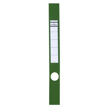 Durable 809105 selbstklebende Ordnerrückenschild Ordofix, 40 x 390 mm, grün