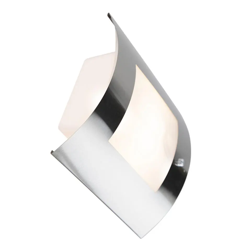 Qazqa buitenlampen met sensor emmerald zilverkleurig e27