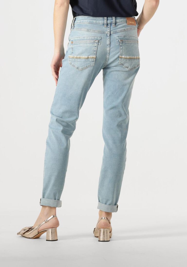 lichtblauwe mos mosh slim fit jeans mmnaomi light perla jeans