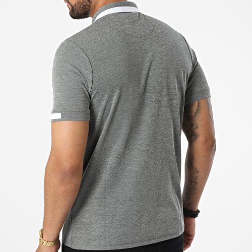 Polo Manches Courtes 572 Noir Chiné