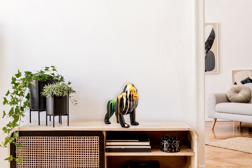 Skulptur BUNTER GORILLA