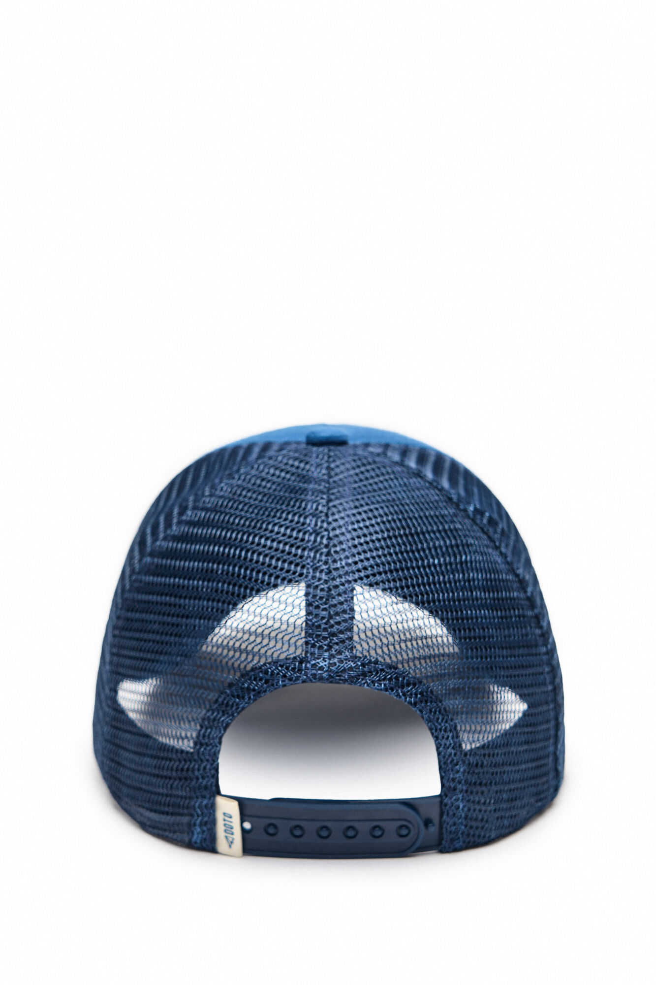 Boné de algodão e tela com logotipo OOTO - Azul
