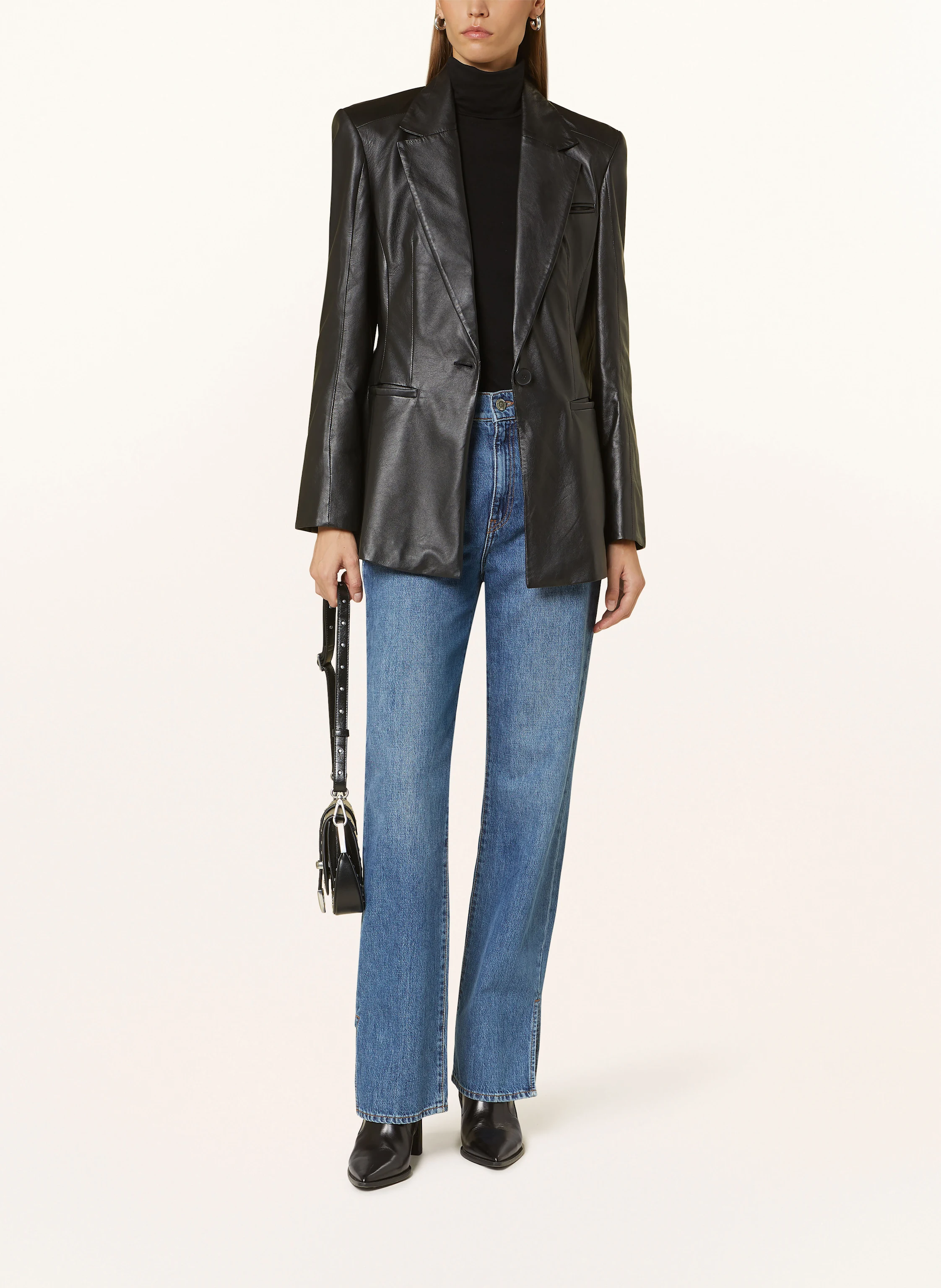 RIANI Lederblazer