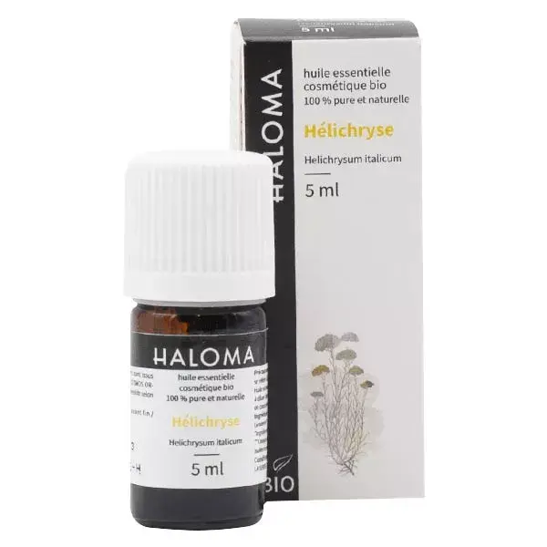 Óleo Essencial Haloma Orgânico de Helichrysum Immortelle 5ml