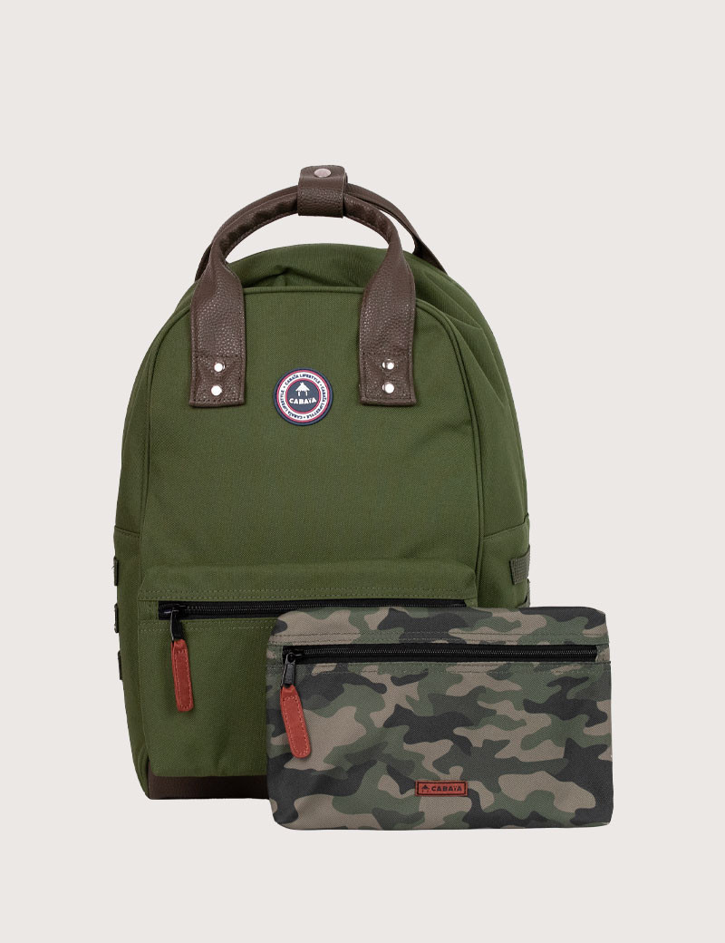 CABAIA SAC À DOS OLD SCHOOL MALAGA KAKI M