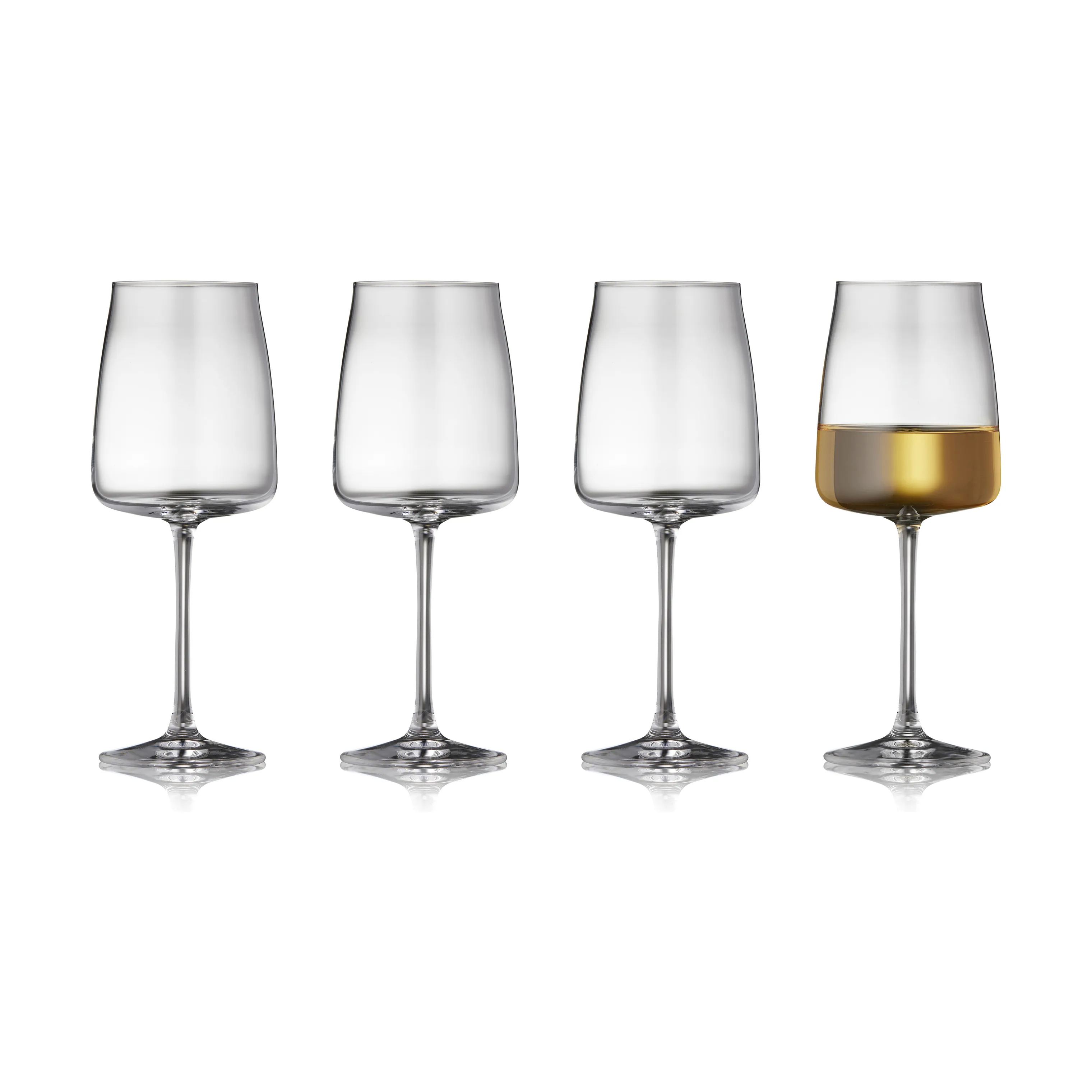 Lyngby Glas Zero Hvidvinsglas - 4 stk.