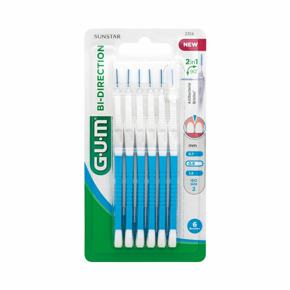 GUM Bi-Directions 0.9 mm6 stuks