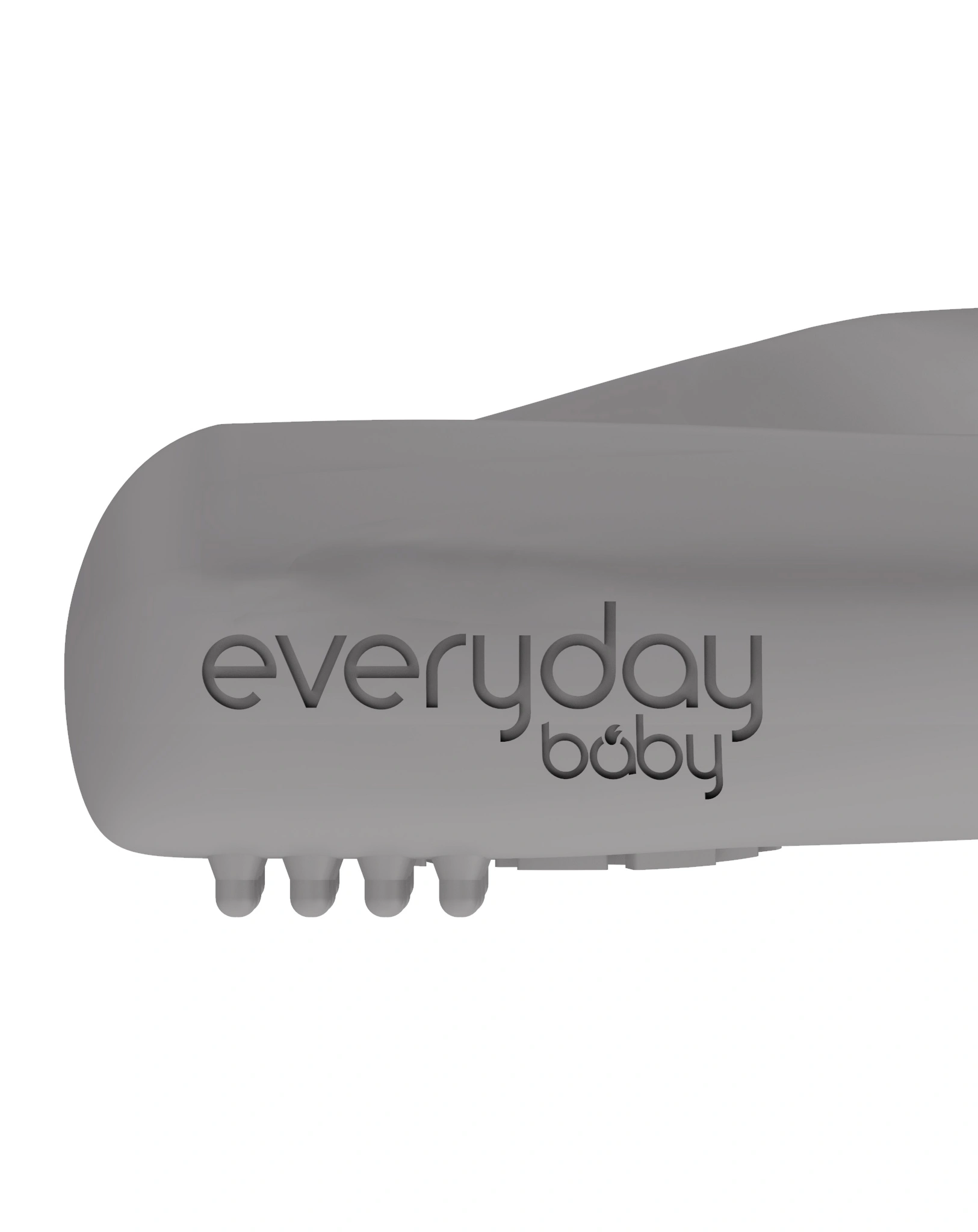 Silikon Beißring EVERYDAY BABY - TRIANGEL (10cm) in grau