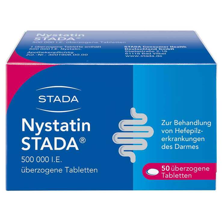 Nystatin STADA 500.000 I.E. Tabletten, 50 St