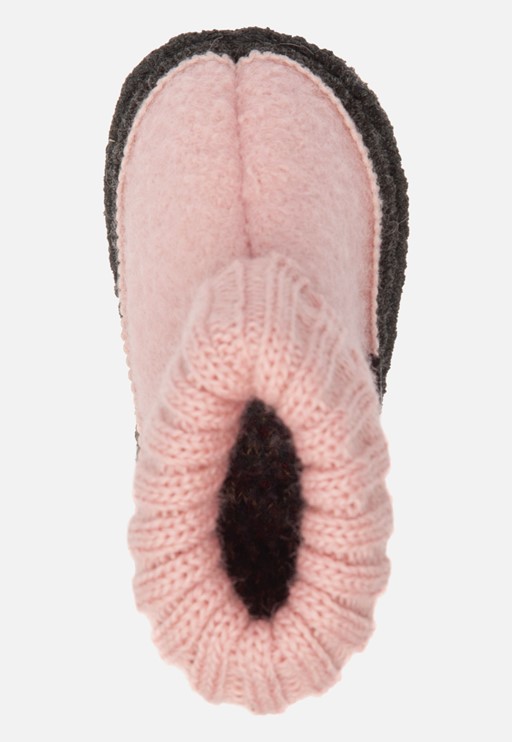 Bergstein Cozy slofjes roze Schapenwol 750210