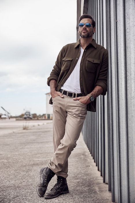 Twillhose, Bauchfit, 5-Pocket, Regular Fit