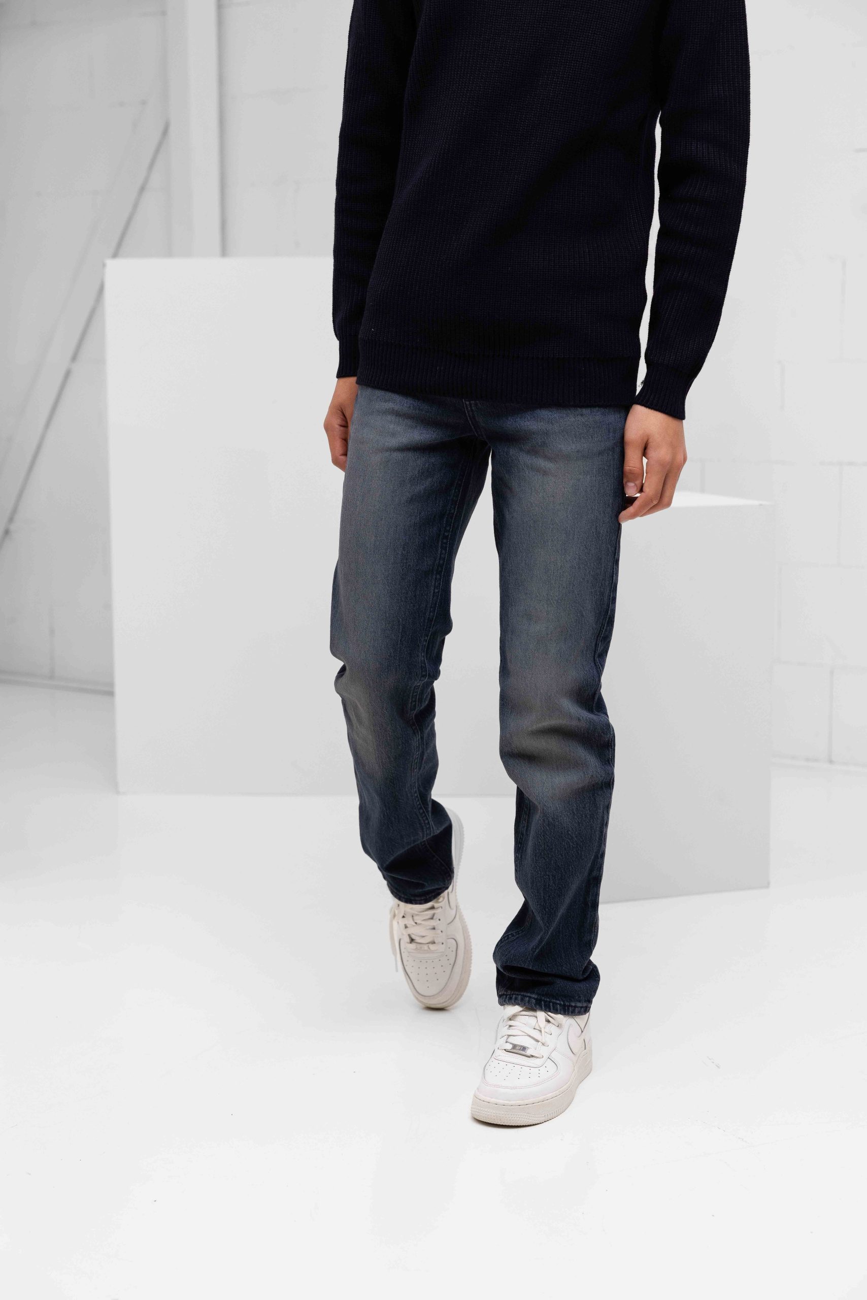 Ballin Amsterdam The Boaz Jeans K1503 Kids Donkerblauw