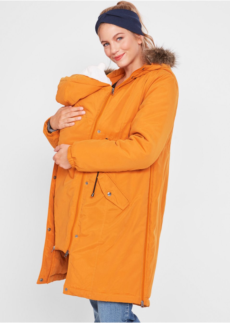 Parka de grossesse/de portage, rembourrée
