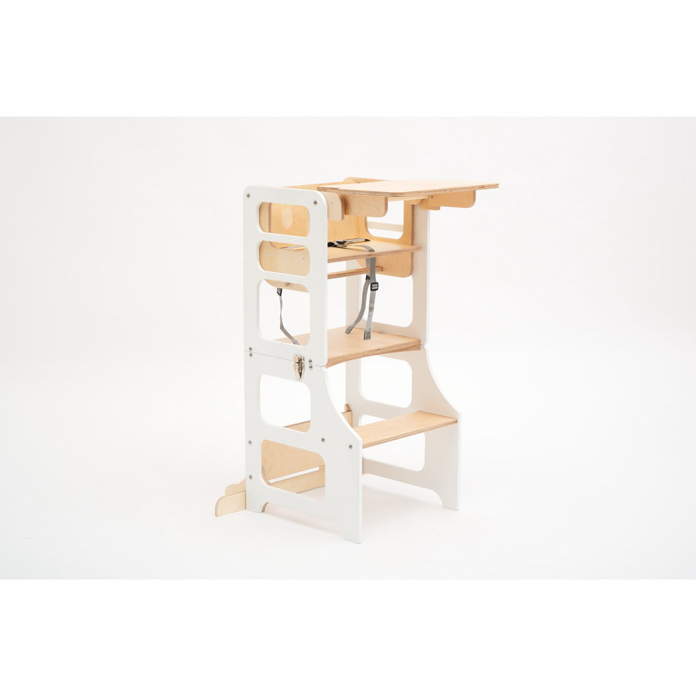 Køb Duck Woodworks Natural High Stol Add-on Til læringstårn