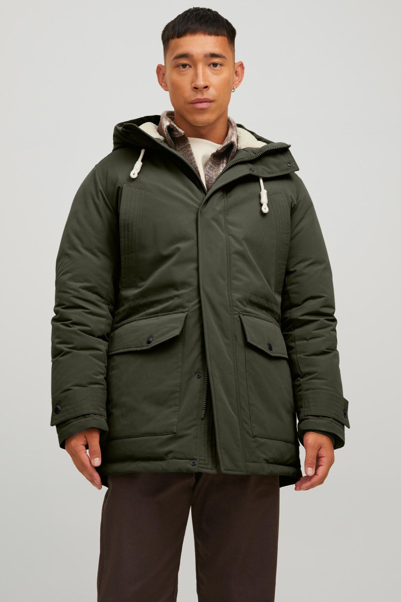 Parka com capuz