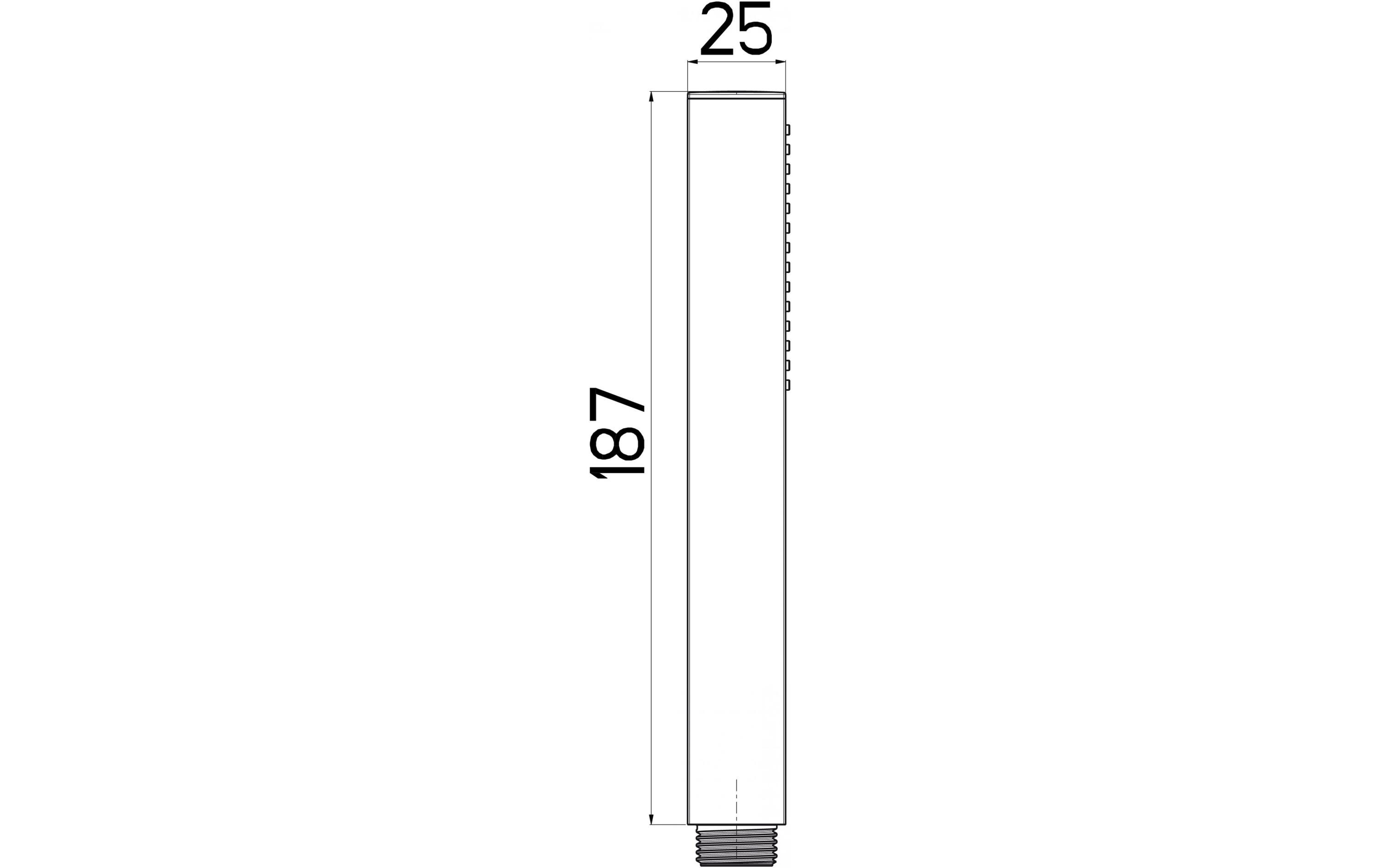 Handbrause Stick QuadroDuschbrause