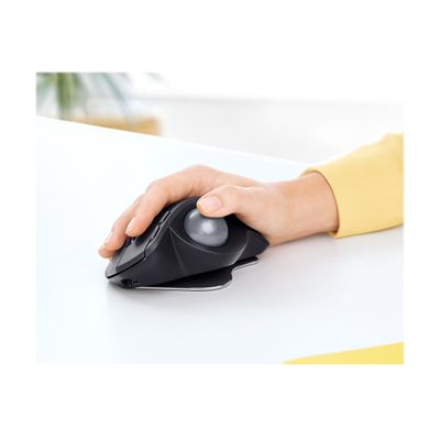 Logitech MX Ergo - souris sans fil ergonomique avec trackball pour droitier - noir