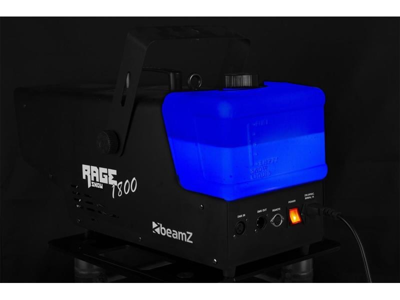 BeamZ Schneemaschine Rage 1800SNOW Leistungsstarke Schneemaschine