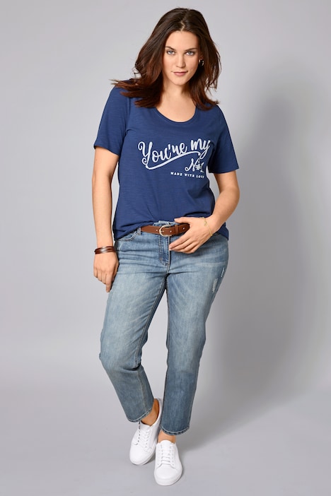 Jeans, Slim Fit, Destroy-Effekte, 5-Pocket
