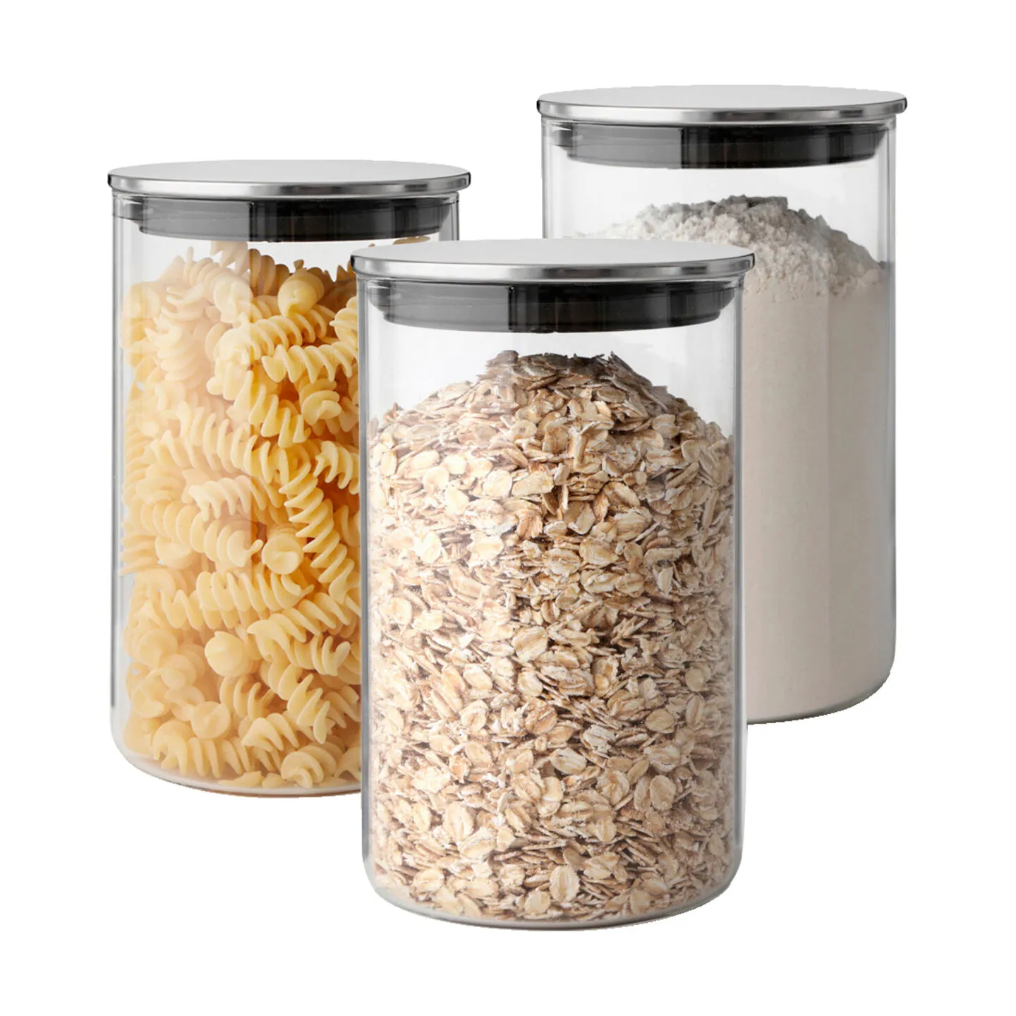 Cook & Baker Opbevaringsglas - 3 stk.