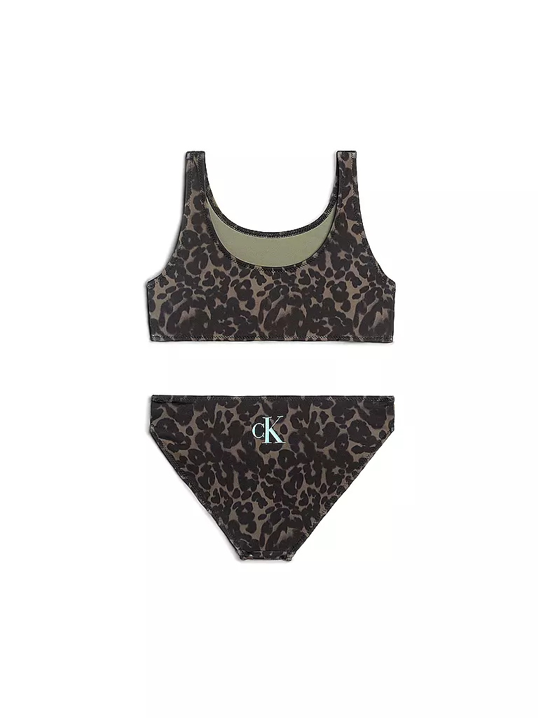 CALVIN KLEIN JEANS Mädchen Bikini Set  braun