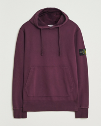 Stone Island Garment Dyed Fleece Hood Amaranth