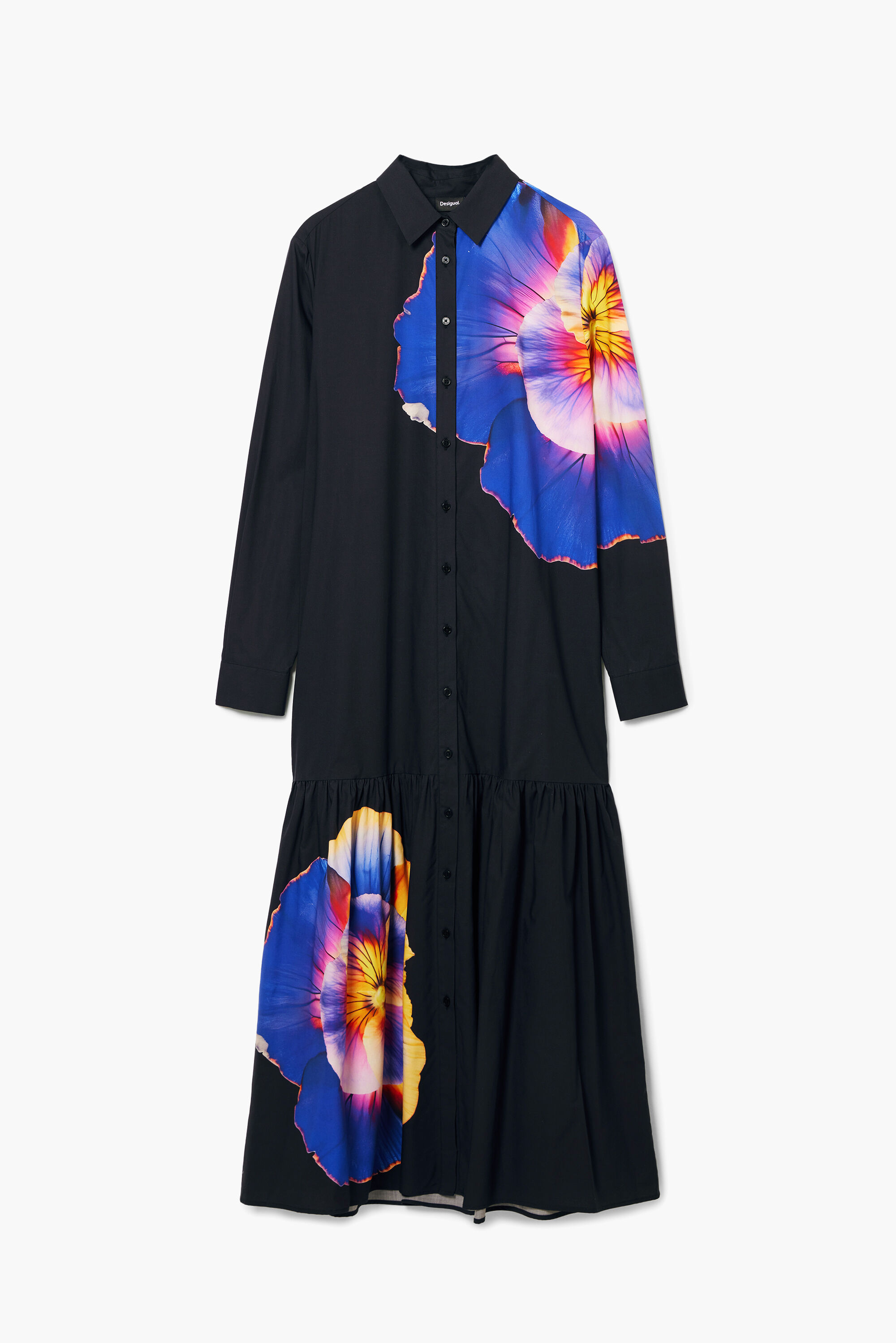 Vestido camisero flores M. Christian Lacroix