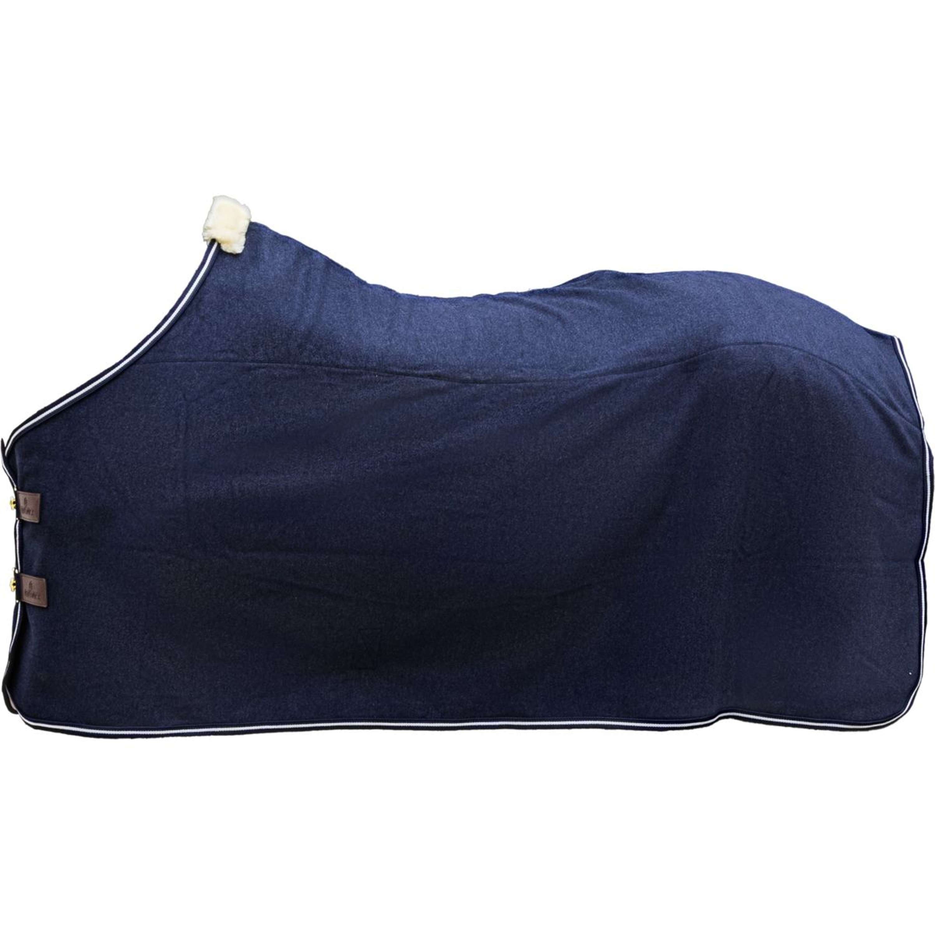 Kentucky Fleecedeken Heavy Melange Navy