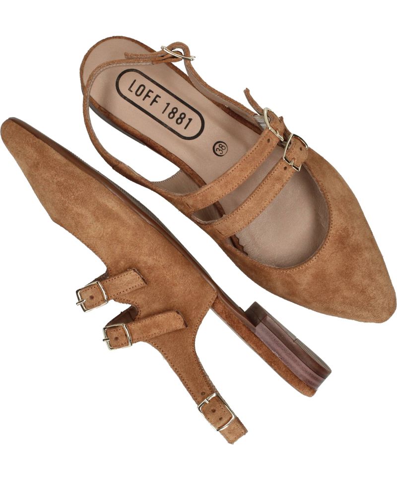 LOFF 1881 Slingbacks Cognac
