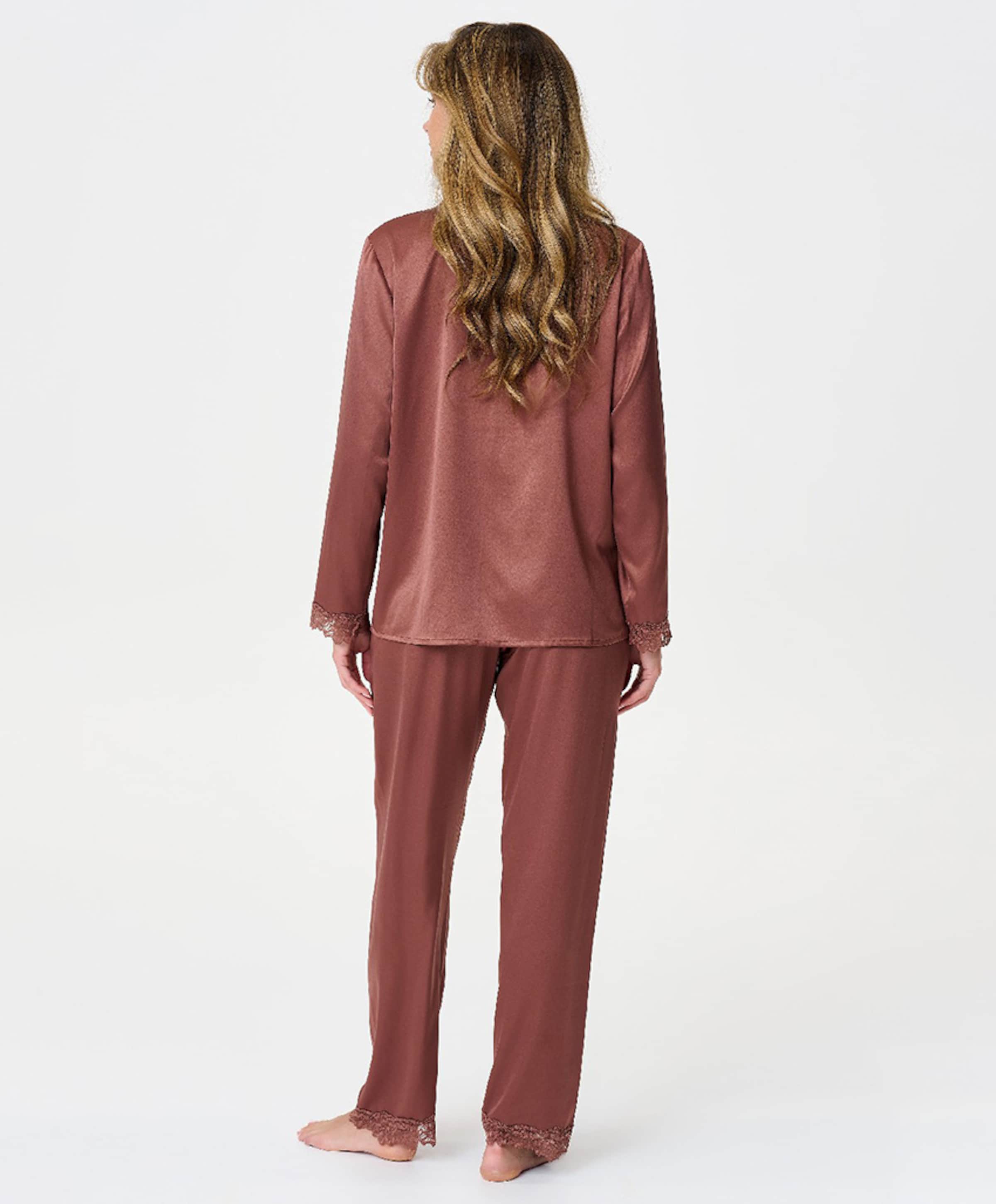 LingaDore Dames pyjamaset bruin