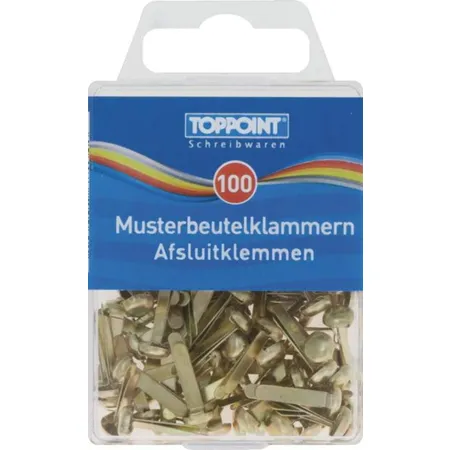 Livepac Office Rundkopfklammern 500 Stück