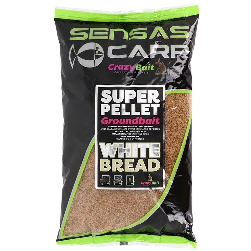 Amorce Sensas Crazy Bait Super Pellet Groundbait