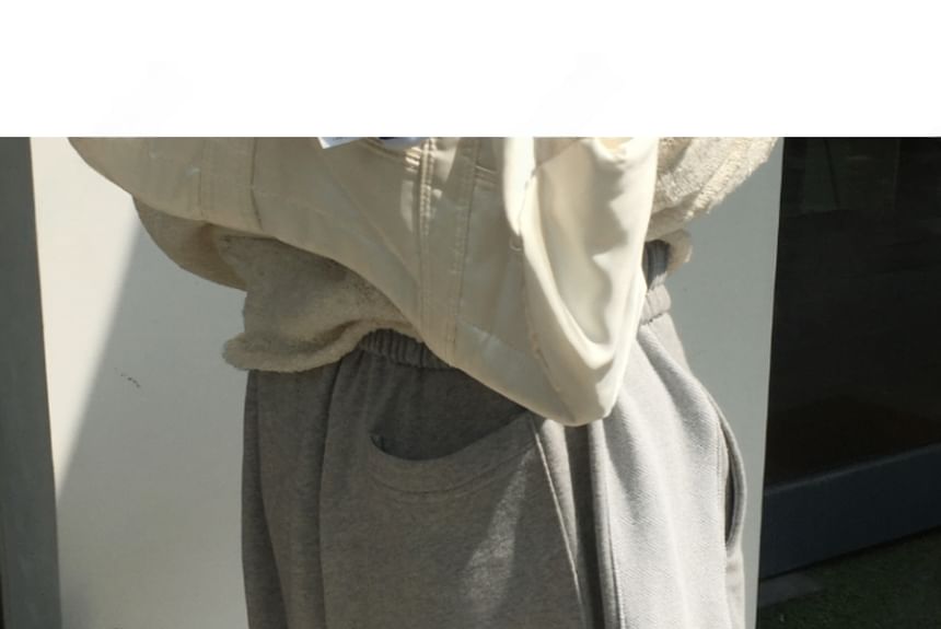 SeoulPop - Unisex tweekleurige joggingbroek met trekkoordtaille