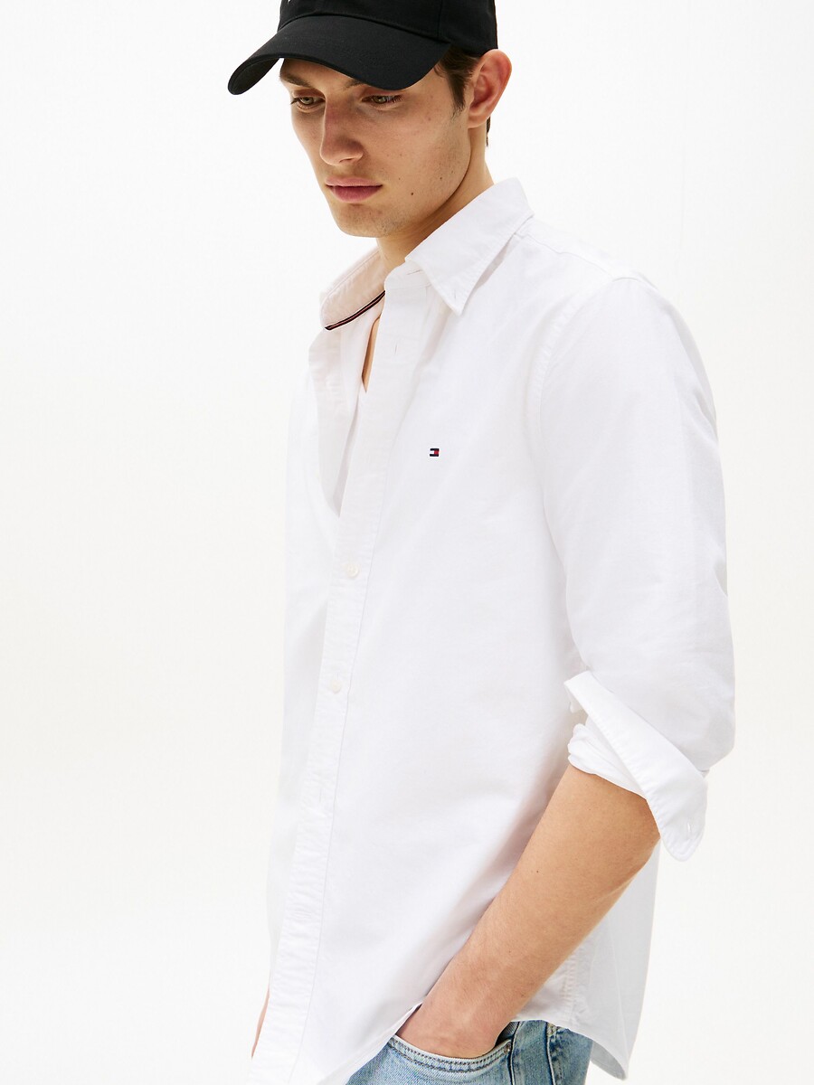 TOMMY HILFIGER<br>Camisa Oxford reta