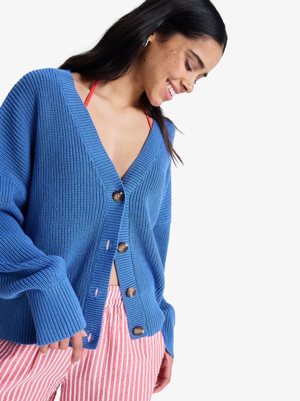Cosmic Coast Gilet Bleu Femme