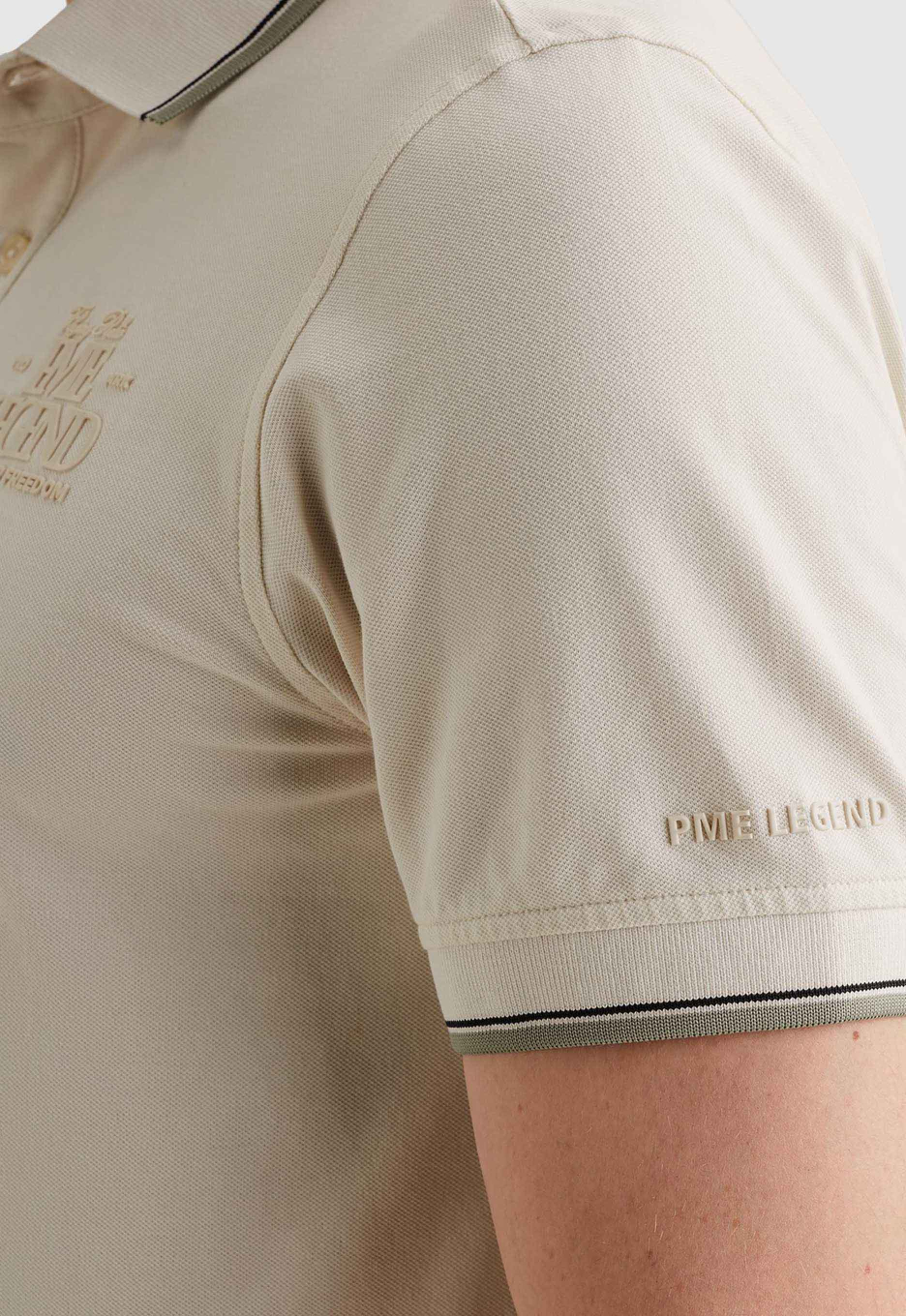 PME Legend Piqué Artwork Polo