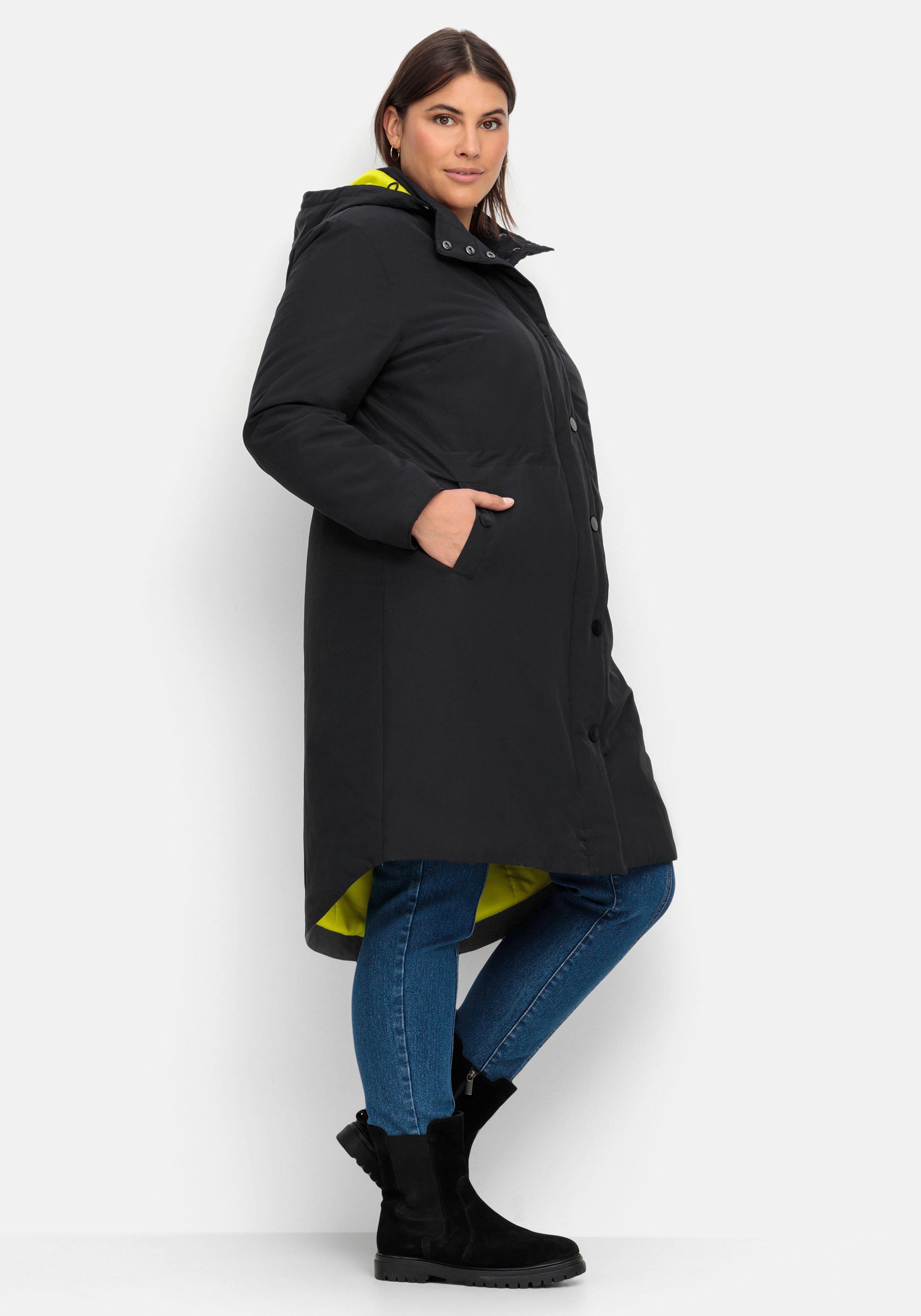 Parka mit Kontrastfutter, wasserabweisend
