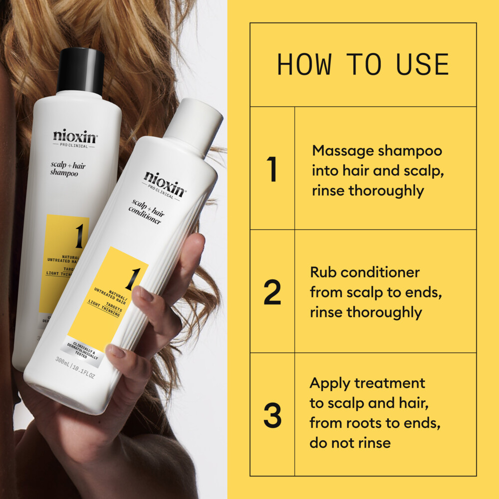 Nioxin System 1 Trial Kit3 stuks