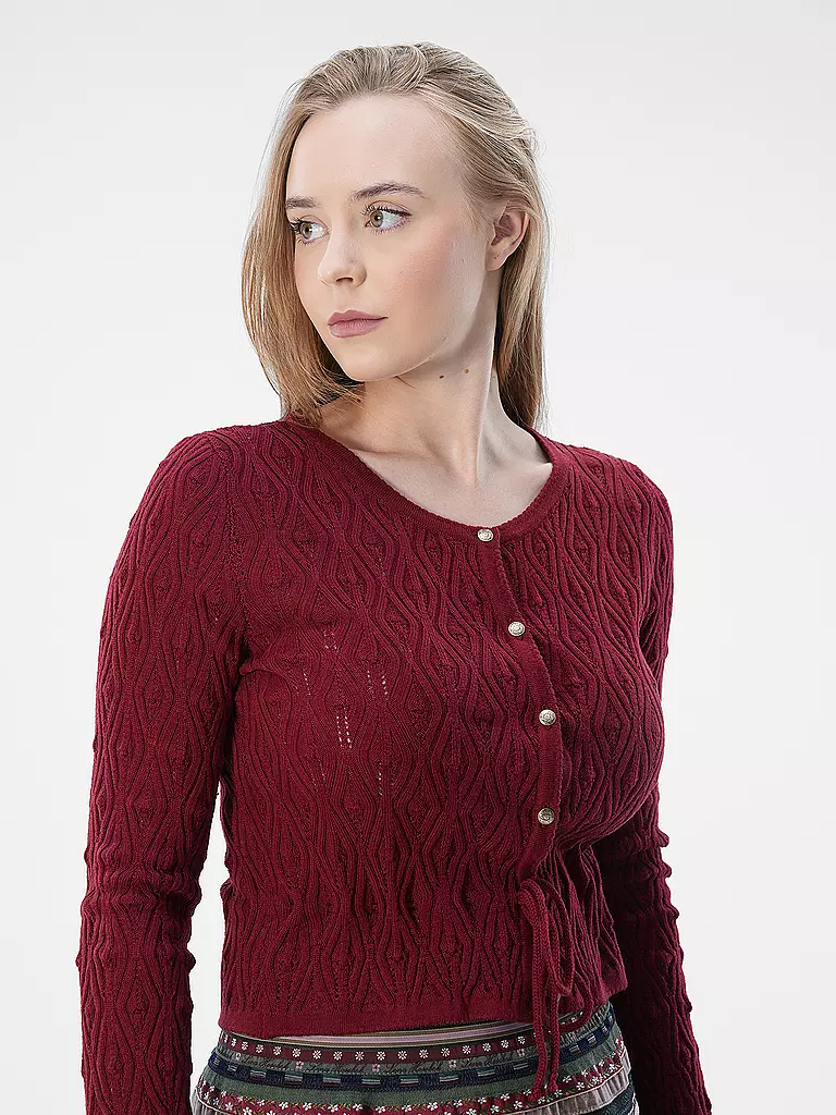 LENA HOSCHEK Strickjacke RESI beere