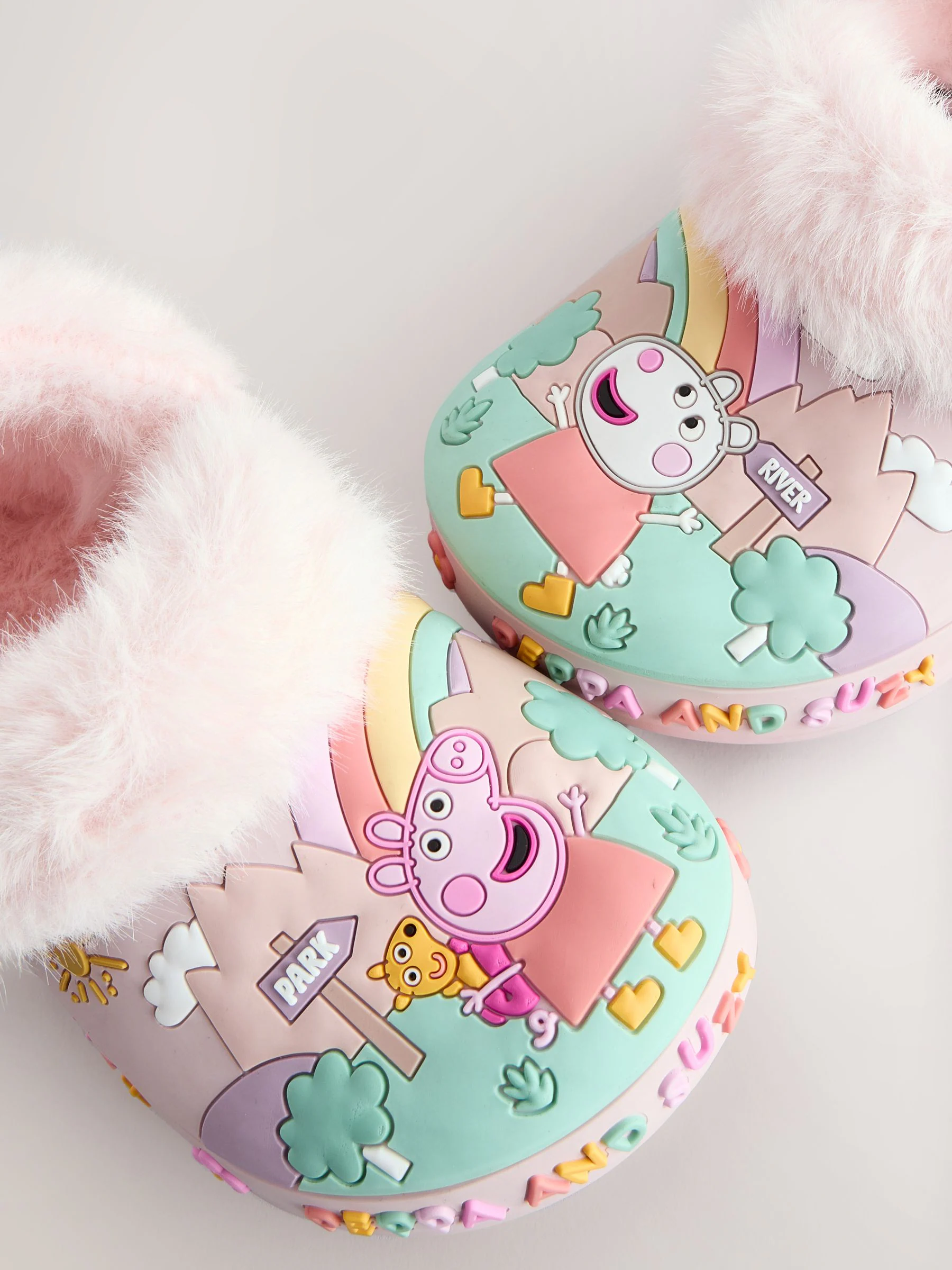 Roze - Peppa Pig behaaglijke gevoerde Pantoffel Klomp