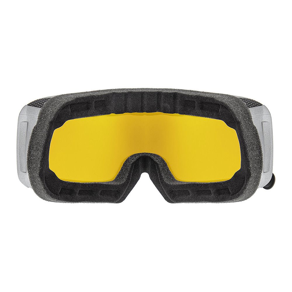 Uvex SAGA TO - Masque ski rhino mat/mirror silver lasergold lite + écran supplémentaire