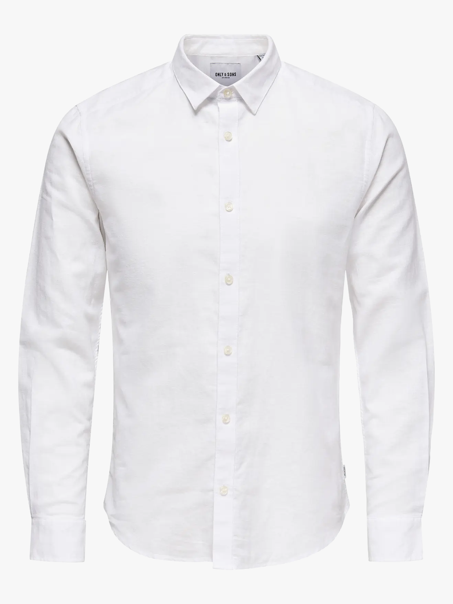 Caiden Long Sleeve Solid Linen Shirt
