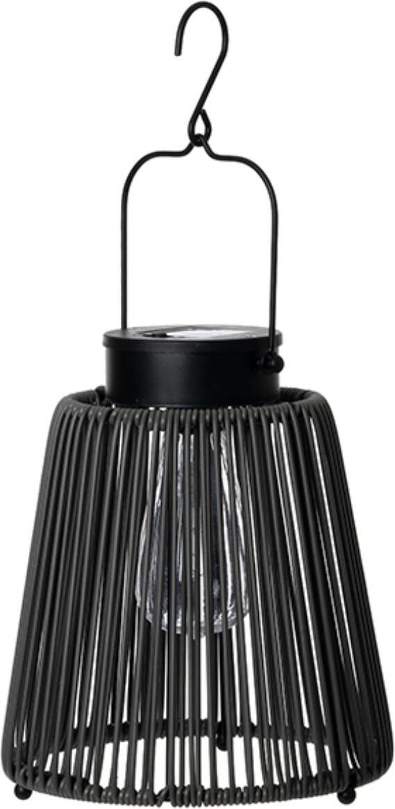 Intratuin solar lantaarn hangend grijs D 19 H 23,5 cm