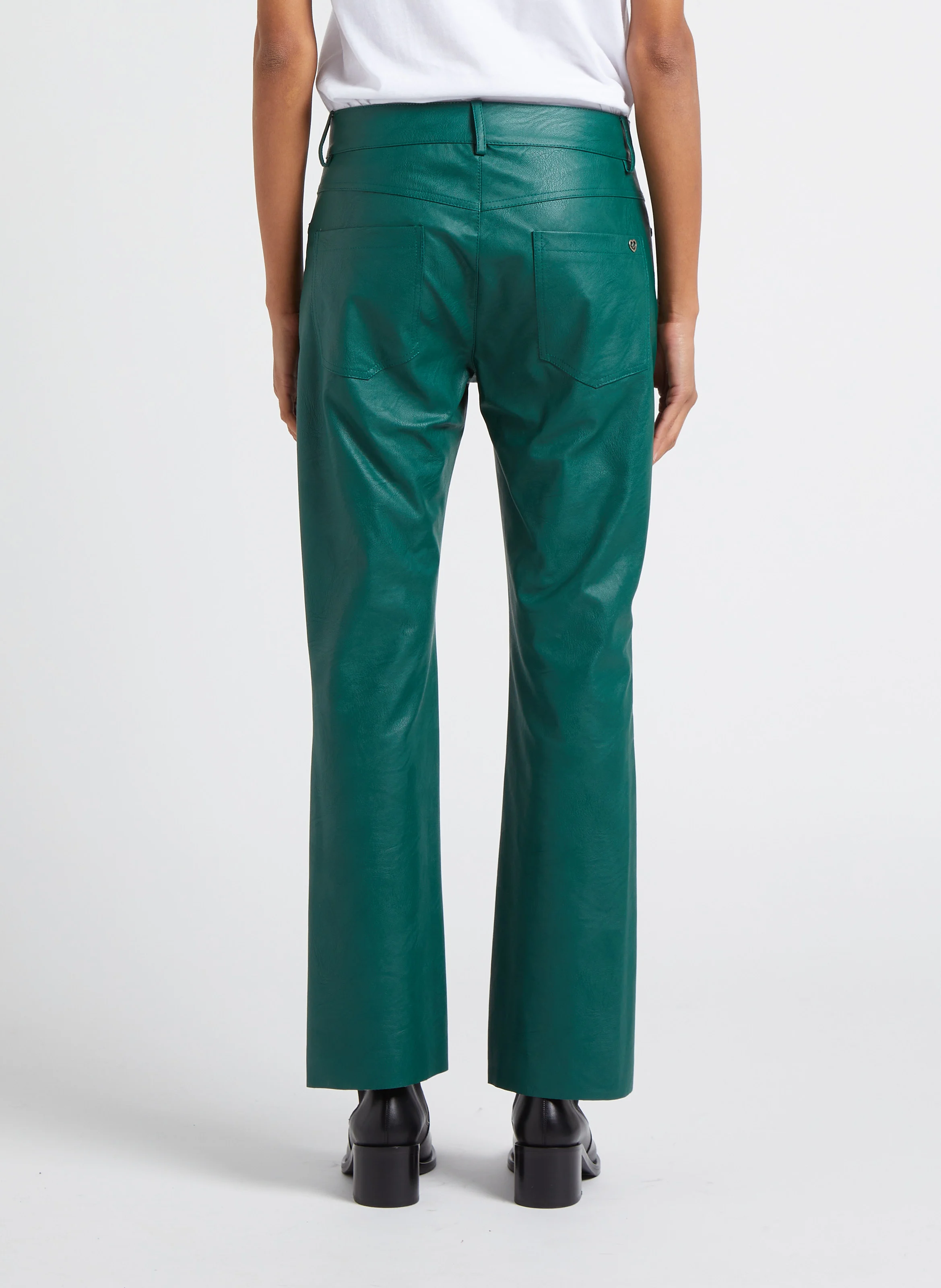 Pantalon flare taille normale | Vert