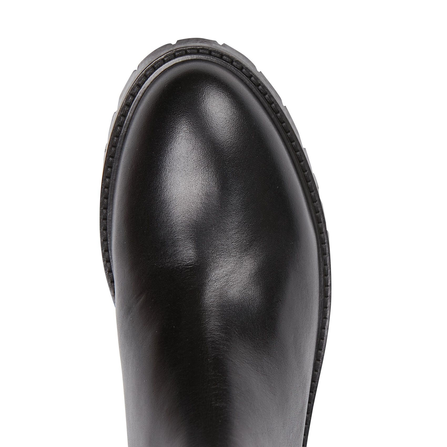 ADOLIE - Boots en cuir lisse | Noir