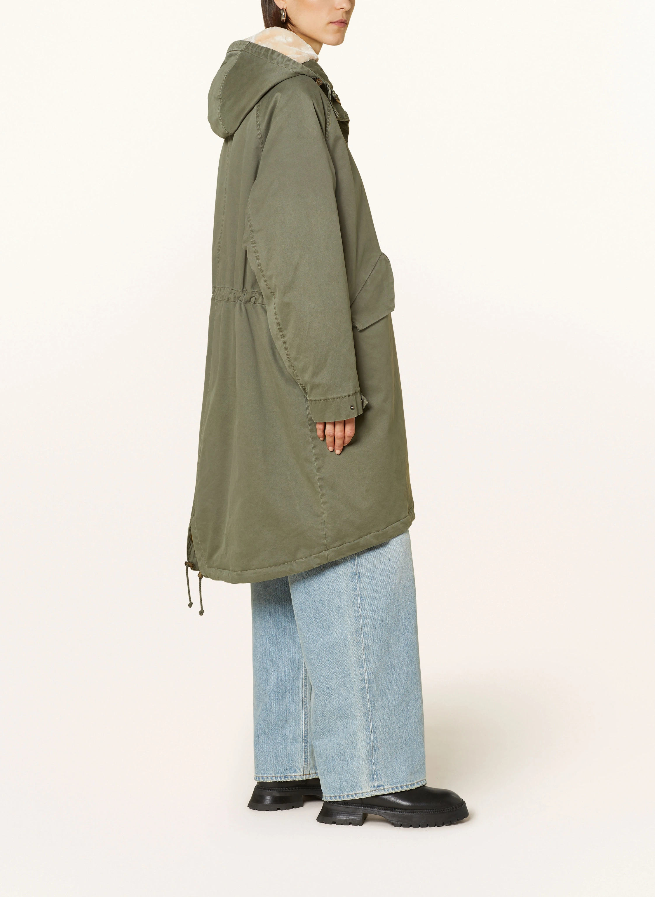 BLONDE No.8 Parka mit Kunstfell