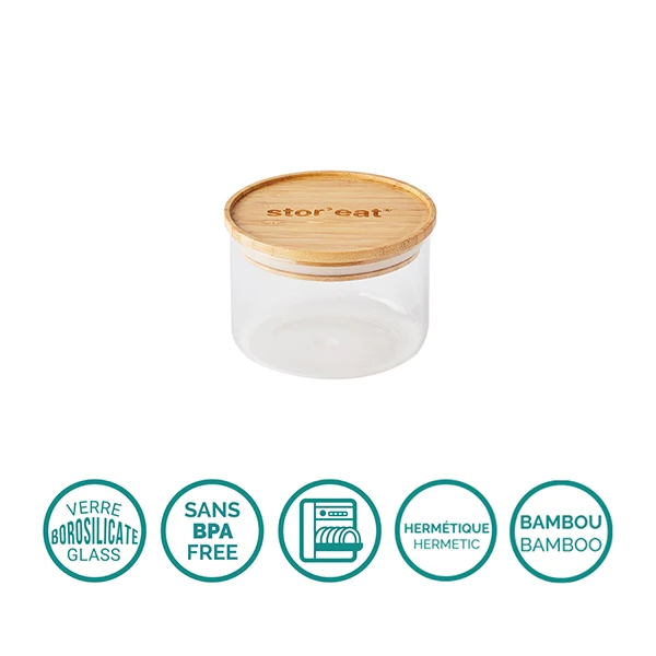 Bocal connecté en verre STOR'EAT 400 ml Mastrad