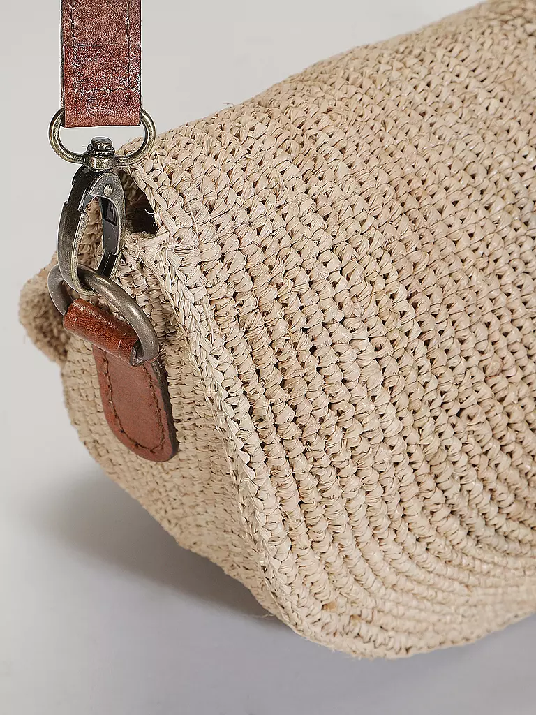 IBELIV Strohtasche - Mini Bag TIAKO beige