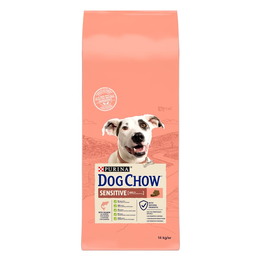 Ração para cães Dog Chow Sensitive Salmon