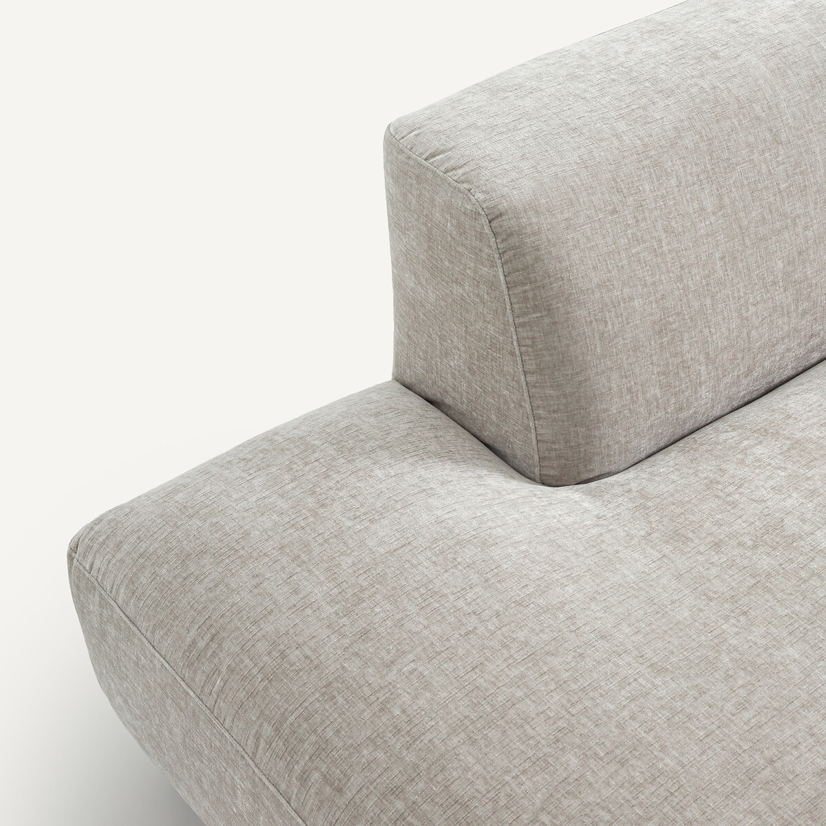 AM.PM<br>Sofá de canto esquerdo XL em veludo chenille, Jacopo